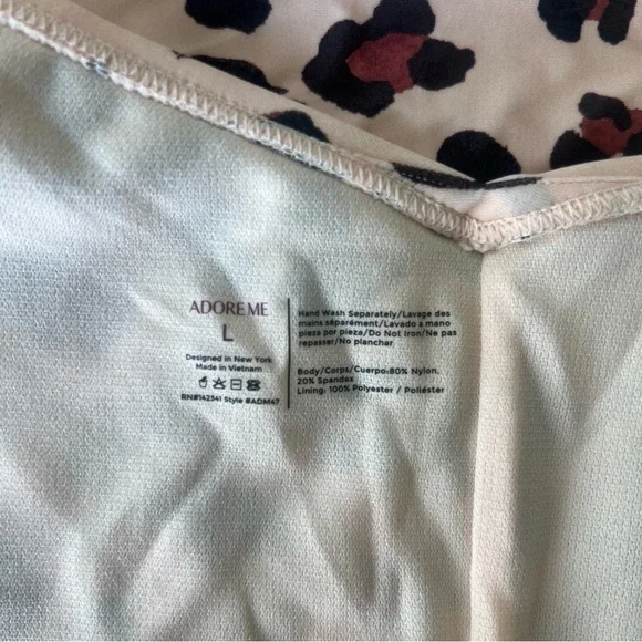 NWT Adore Me Leopard Print Bikini - Large - Picture 8 of 16